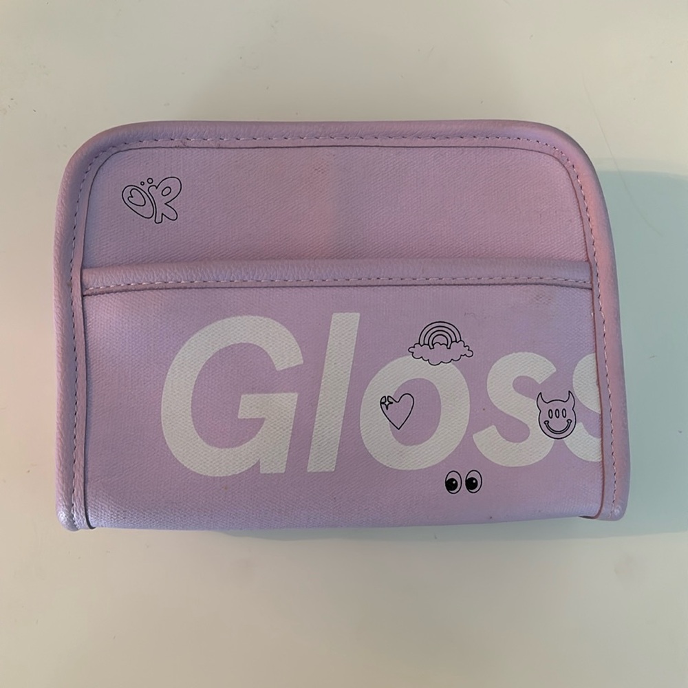 Lightly used Olivia Rodrigo Glossier Makeup Bag